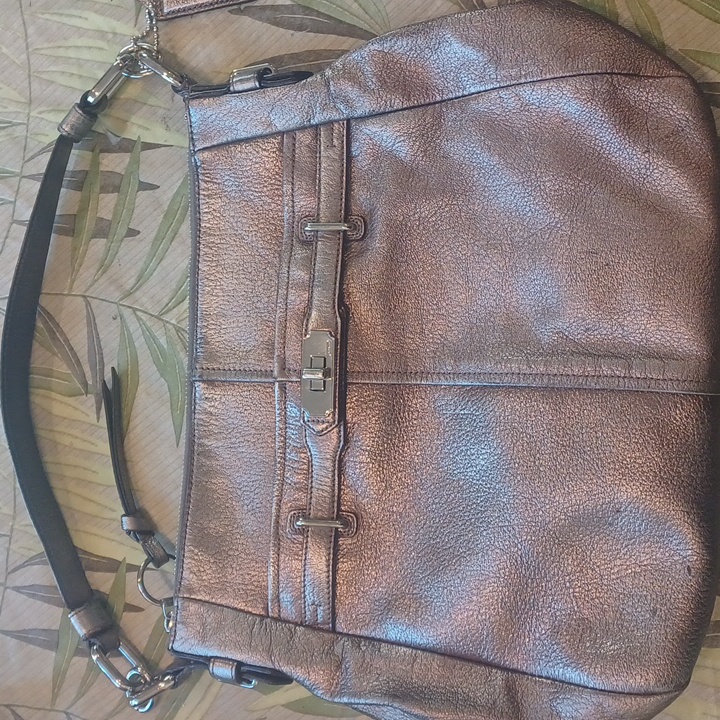 Pewter Coach Bag